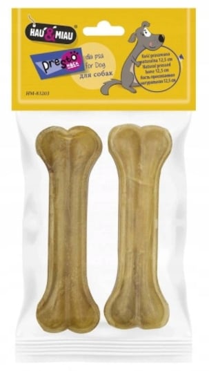 Pressat naturligt ben för hund 12,5 cm 2 st