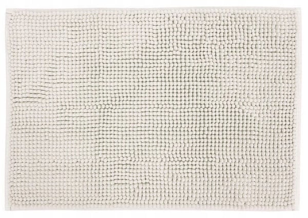 Blødt badeværelsestæppe 60x40 cm beige