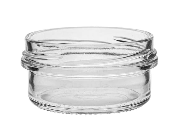 Lasipurkki kannella TO fi66 65 ml - 6 kpl