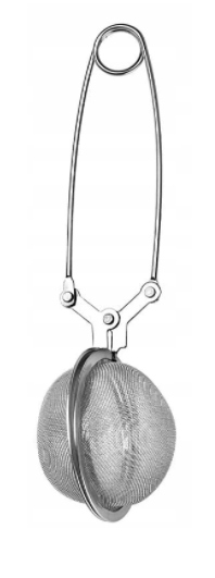 Teinfuser med handtag i rostfritt stål 4,5 cm
