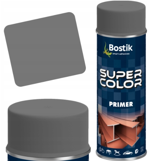 Super Color Primer Anti-korrosions spraymaling 400 ml grå