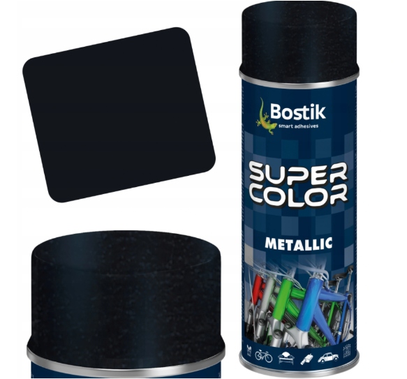 Universal spraymaling 400 ml metallisk sort