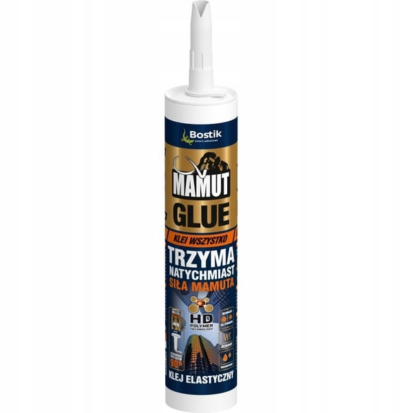 Mamut universal monteringslim 290 ml hvid