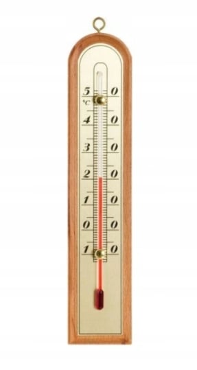 Hängande inomhustermometer i trä