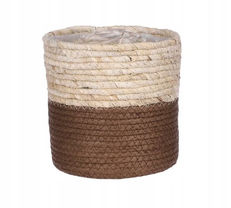 Rachel-koristeellinen säilytyskori 16 cm ruskea