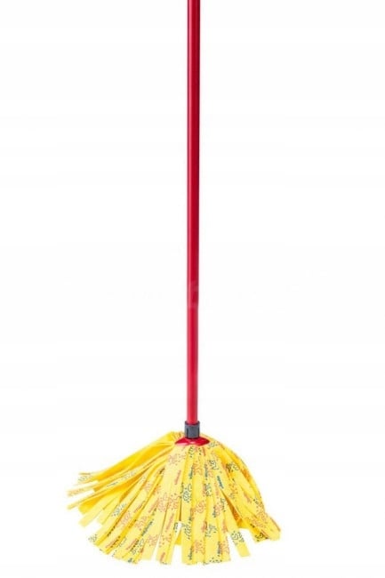 Stribet moppe med stav Vileda SuperMocio Blød 125 cm
