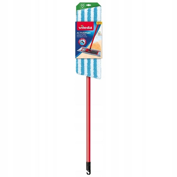 Litteä moppi Vileda kädensijalla Active Max 130 cm
