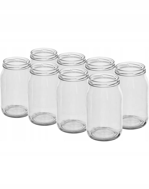 Glasburk för sylt 900ml 8 st