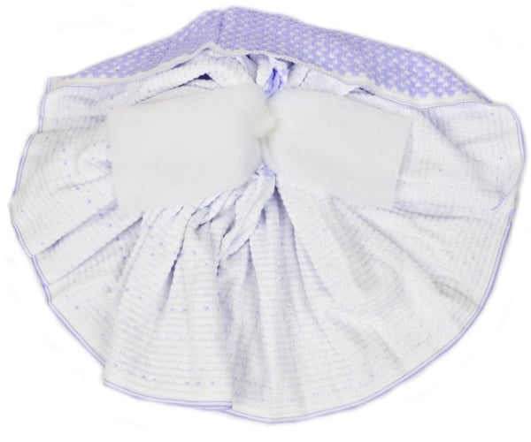 Mikrofiber moppeindsats i hvid-lilla