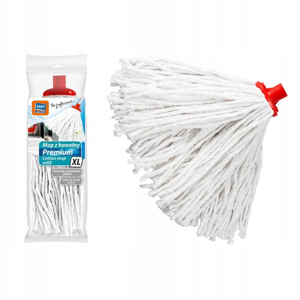Puuvillainen naru-mopin täyte premium XL