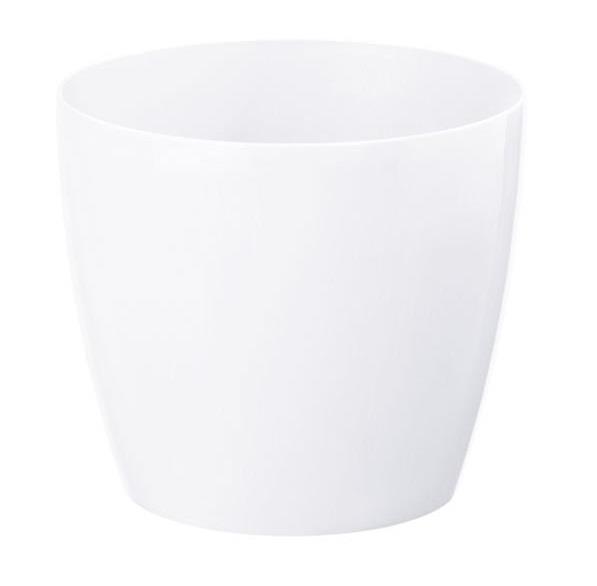 Urtepotte med plastiklåg, hvid, 12 cm, Magnolia
