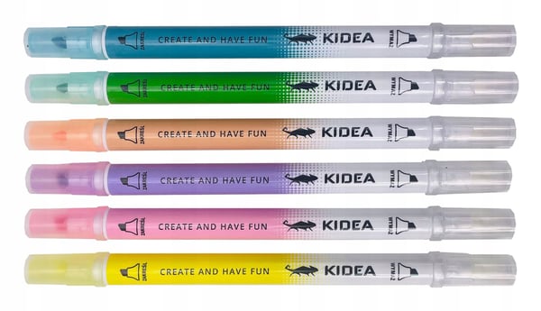 Sletbar skolehighlighter 2 i 1 farvemix