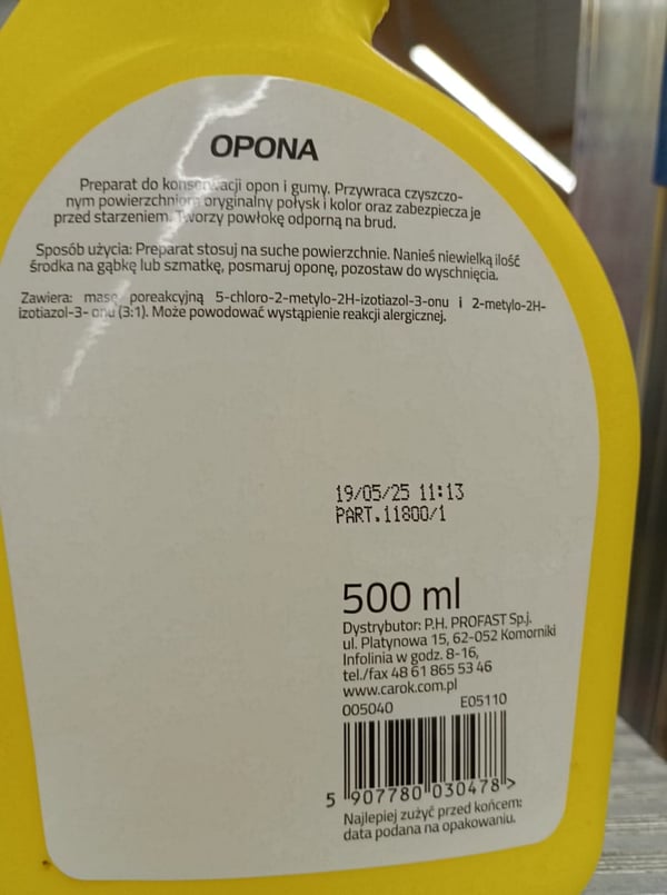 Renkaankiillotusneste 500ml