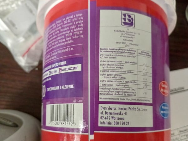 Universal färdigt tapetlim Methylan Extra 750ml