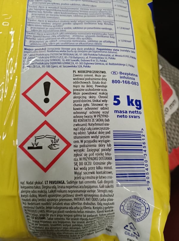 Atlas Geoflex C2TE fleksibel gellim til fliser 5 kg