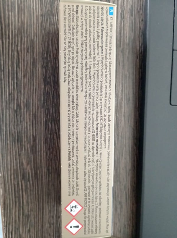 Lamp Doctor ajovalojen kunnostustahna 60g