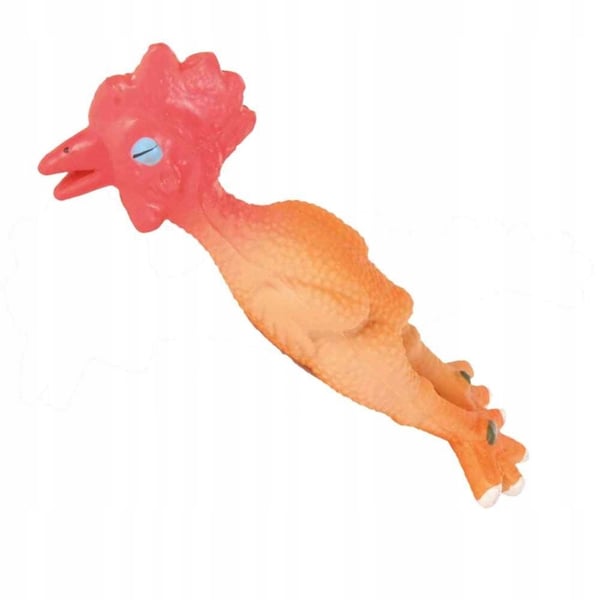 Pirkande latex hönshundleksak 15 cm