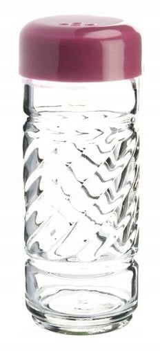 Gennemsigtig saltbøsse i glas 9 cm