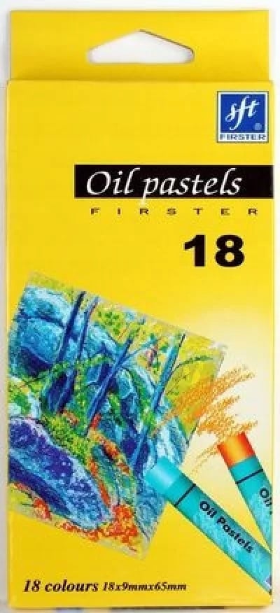Oljepasteller för barn 18 färger