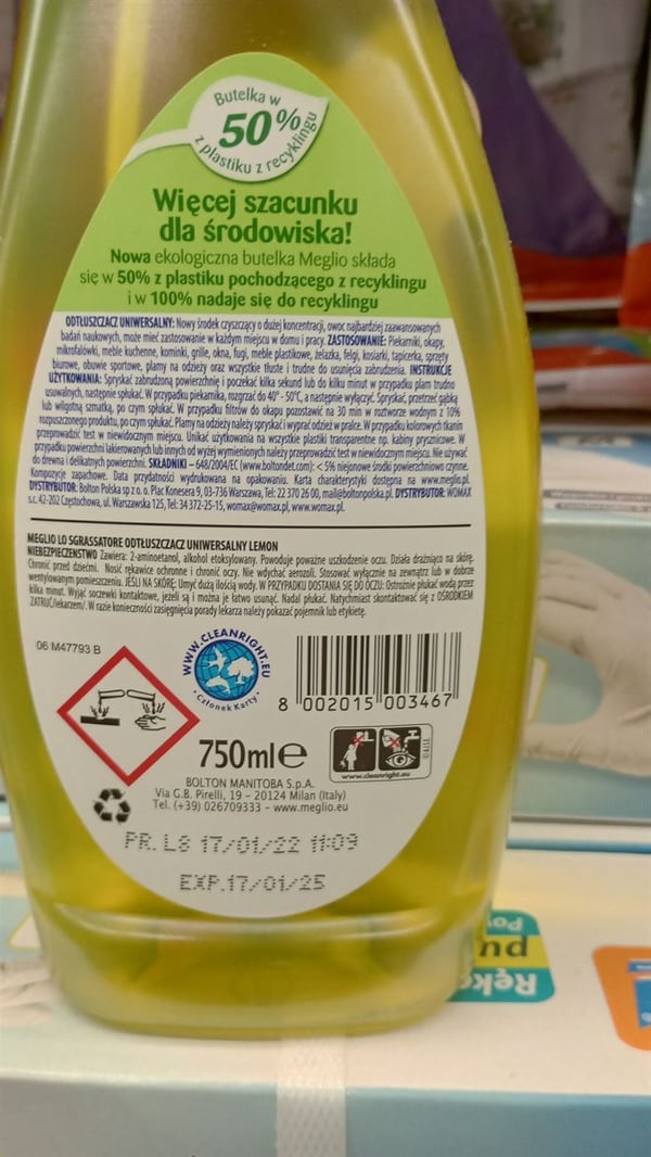 Universell flytande avfettning 750 ml