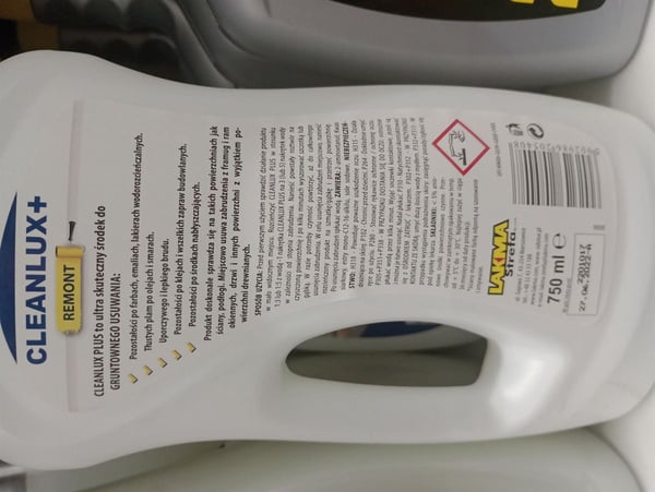 Rengøringsvæske efter renovering Cleanlux 750 ml