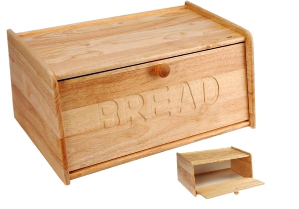 Brödbox för bröd av gummivirke