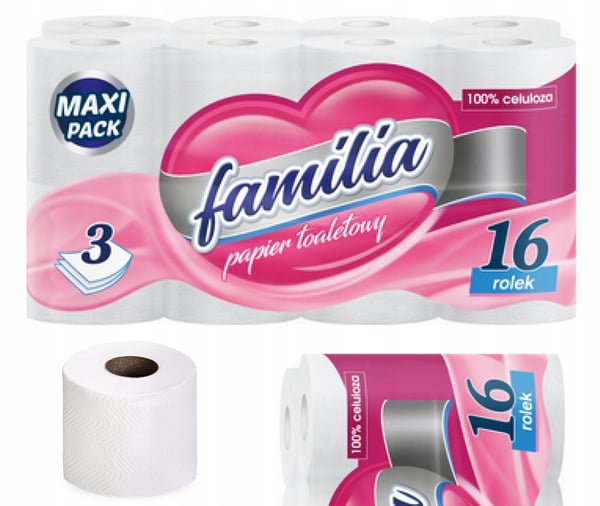 Toalettpapper mjuk 3-lager 16 rullar