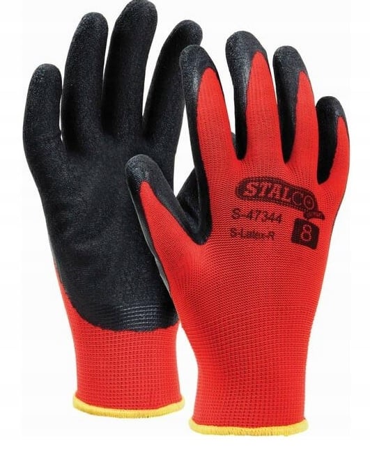 S-latex beskyttelseshandsker i polyester størrelse 8 S-latex beskyttelseshandsker i polyester størrelse 8