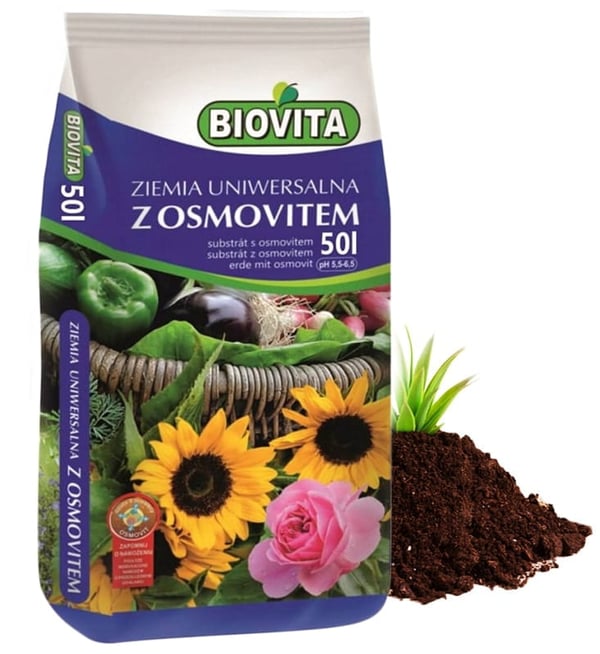 Universel jord til blomster med Osmovit 50L