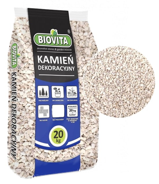 Beige dekorativ sten Marianna 8-16 mm 20 kg