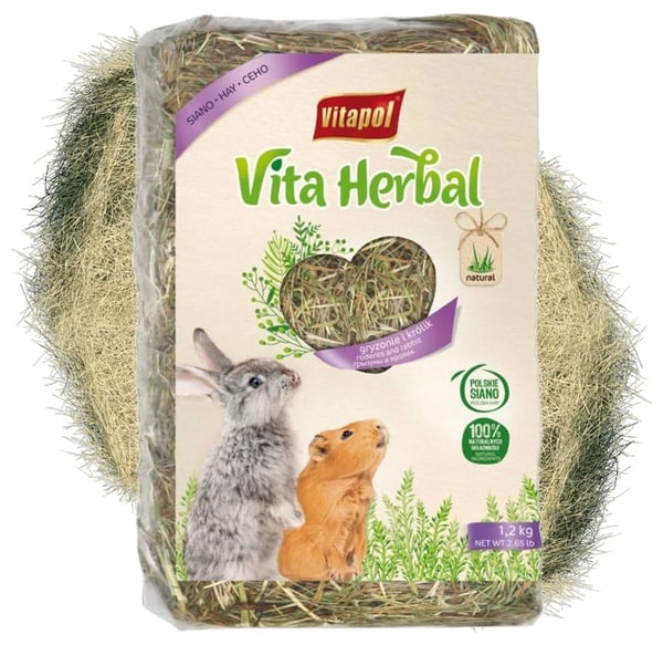 Hø til gnavere og kanin Vitapol 1,2 kg