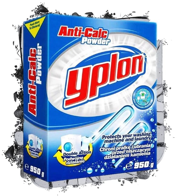 Yplon pesukoneen kalkinpoistoaine 950 g Yplon pesukoneen kalkinpoistoaine 950 g