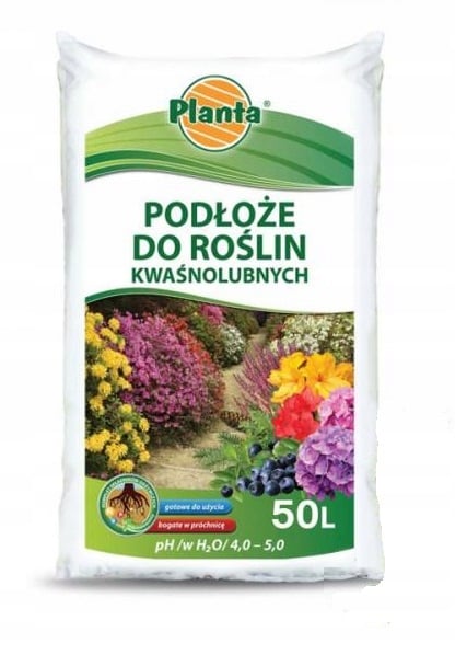 Jordsubstrat til surhedselskende planter 50l