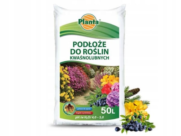 Jordsubstrat til surhedselskende planter 50l