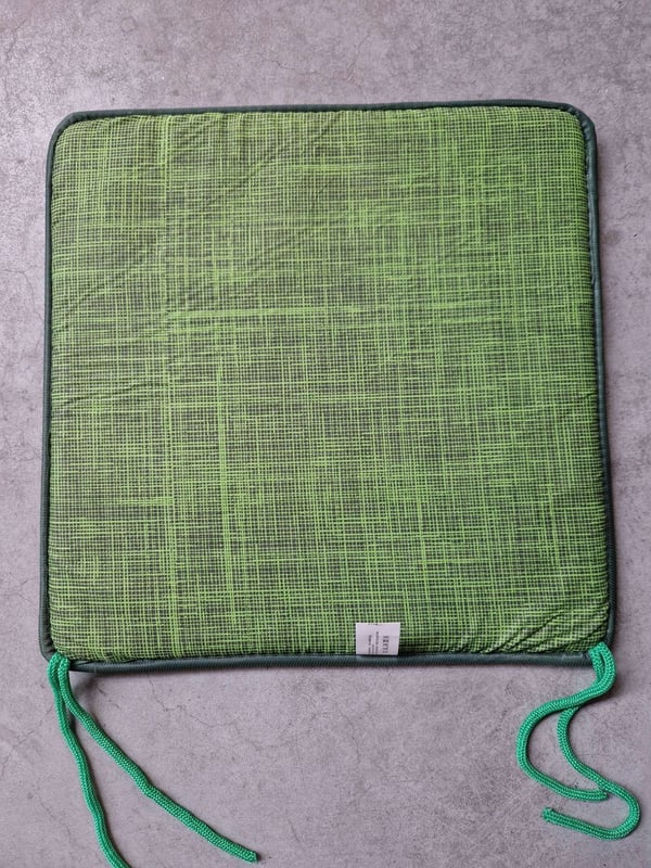 Orange trädgårdsstolsdyna 36 cm