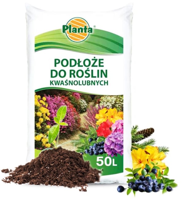 Jordsubstrat til surhedselskende planter 50l