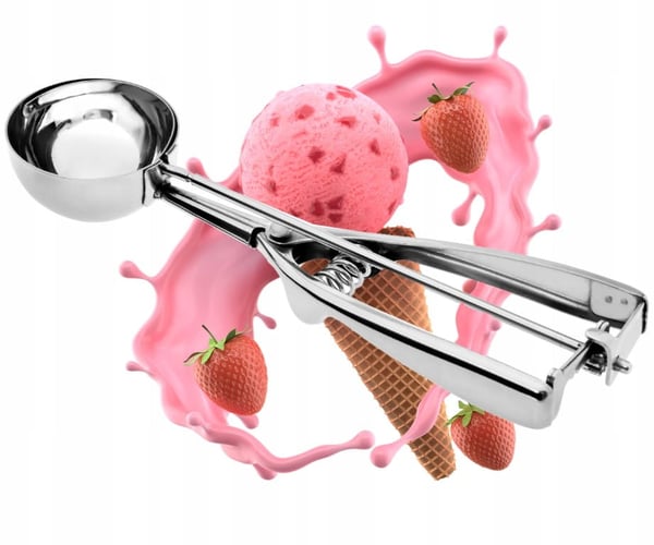 Ske til portionering af is og kartofler 5,5 cm