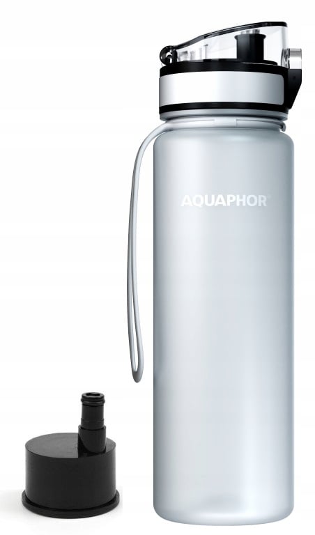 Aquaphor vesisuodatinpullo 0,5 l valkoinen + 1 suodatin