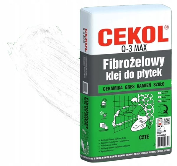 Fibergel fliseklæber Q3 maks. 5 kg