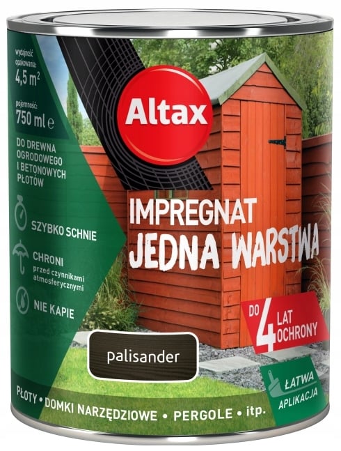 Etlags imprægnering til træ og beton, palisander, 0,75 l