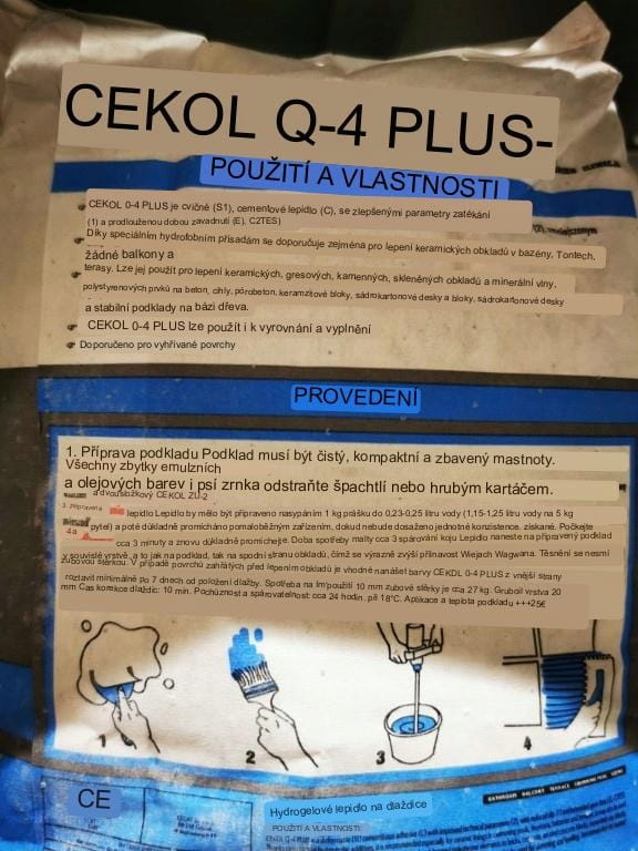 Q4 plus hydrogel fliseklæber 5 kg