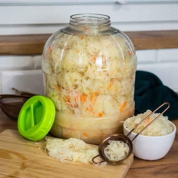 Konserveringsglas med plastiklåg, 10 l
