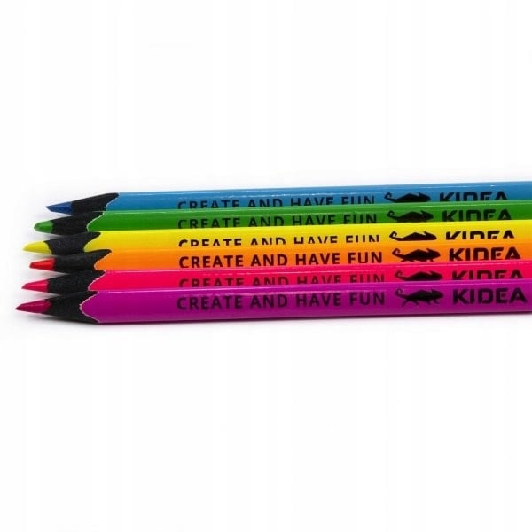 Neon holdbare blyanter Olo 6 farver
