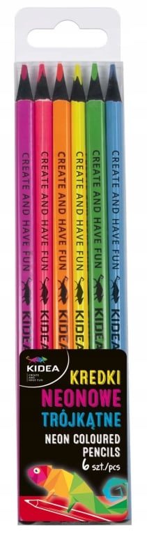 Neon holdbare blyanter Olo 6 farver