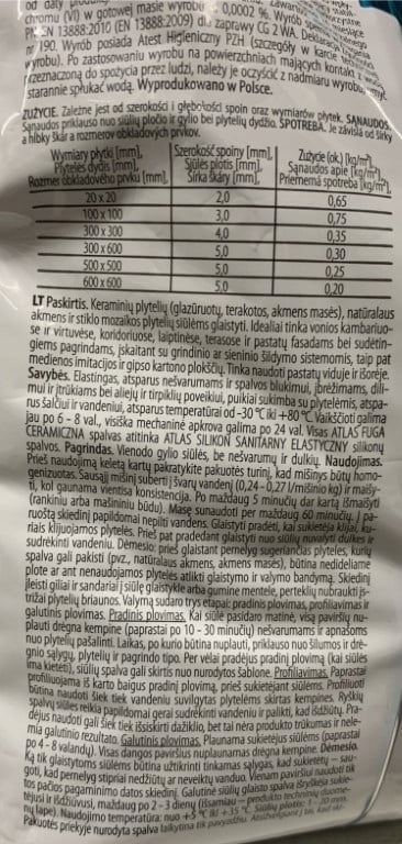 Keramisk fugemasse 1-20 mm 037 grafit 2 kg