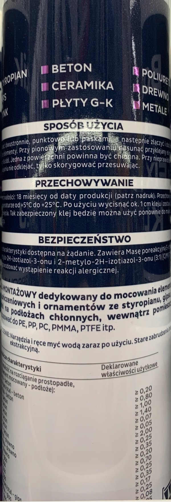 Liima kipsilevyille, stukkokiville ja polystyreenille 300 ml