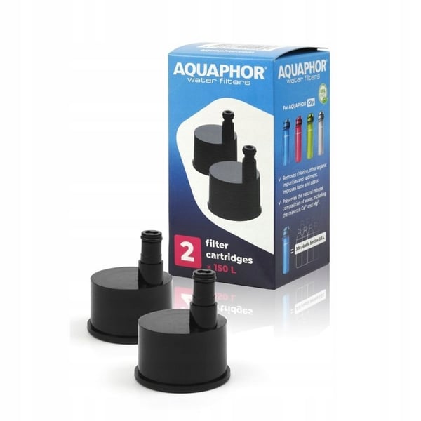 Sarja 2 suodatinpatruunaa Aquaphor-pulloon