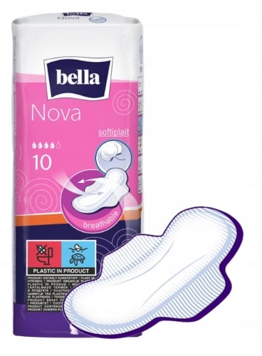 Bella Nova Air bind med vinger 10 stk Bella Nova Air bind med vinger 10 stk