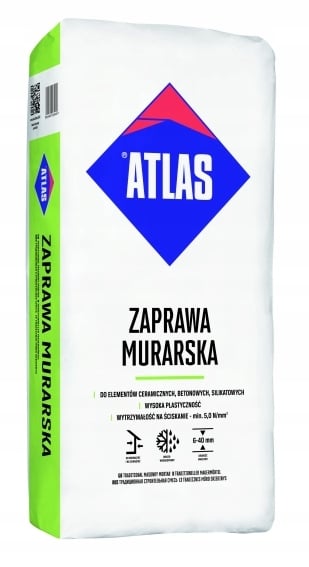 Atlas murmørtel plastisk 25kg