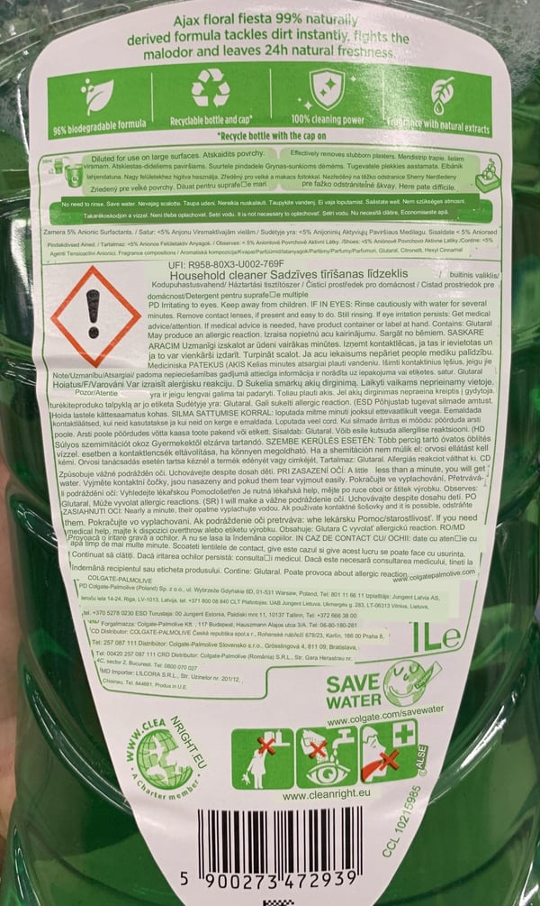 Universel gulvvaskemiddel Floral Fiesta 1l